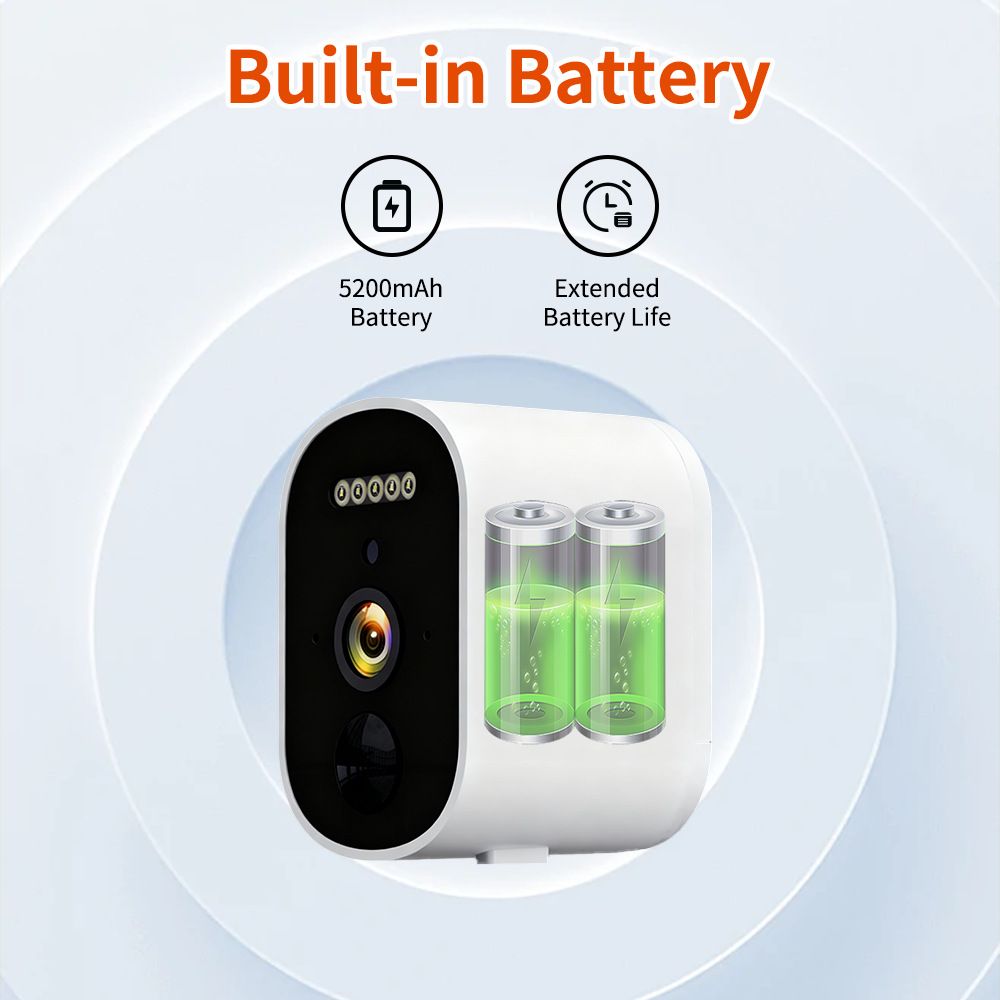 WiFi Battery Security Camera HD Waterproof