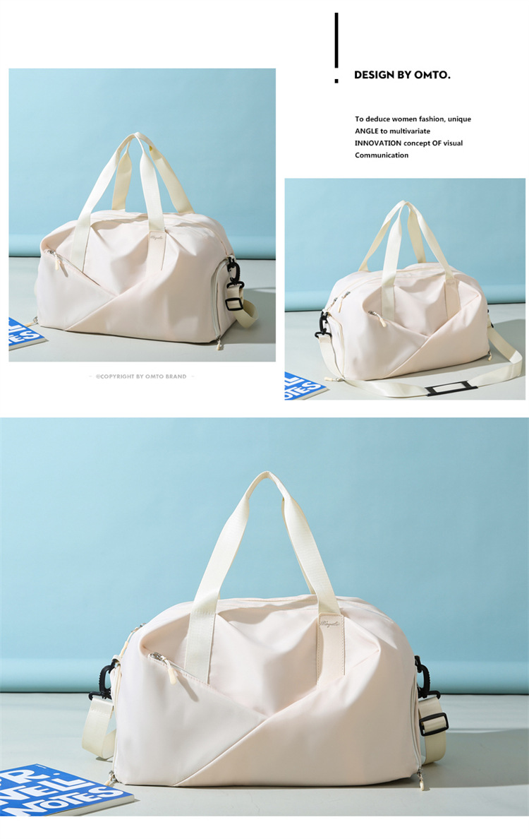 Women's sports fitness bag, dry wet separation