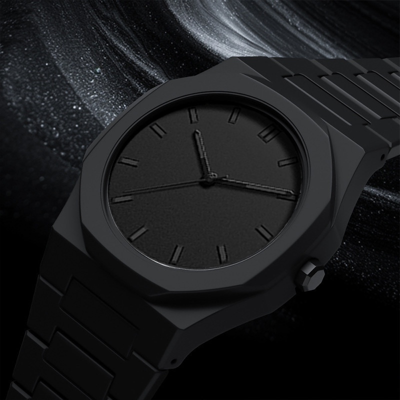Men's quartz watch with plastic case, 2025 collection