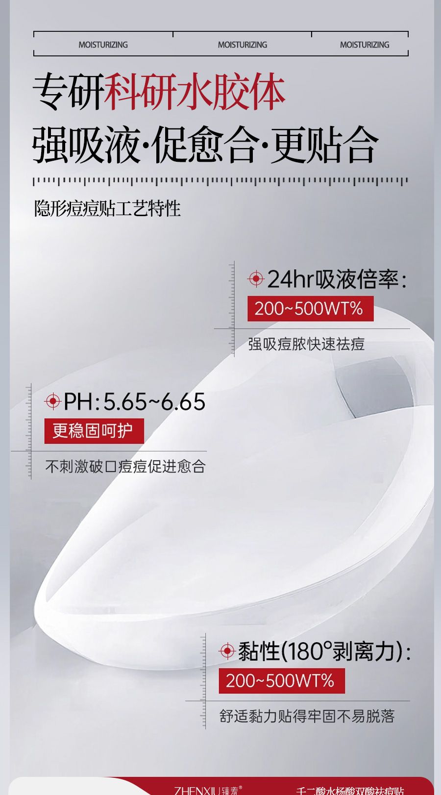 Salicylic acid acne patches, oil control, pus-absorbing