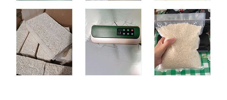 Fully automatic vacuum sealing machine 5-10 kg rice bags