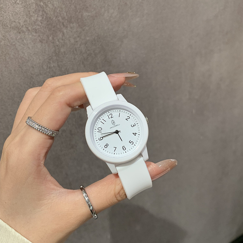 Dopamine quartz watch women silicone fresh style