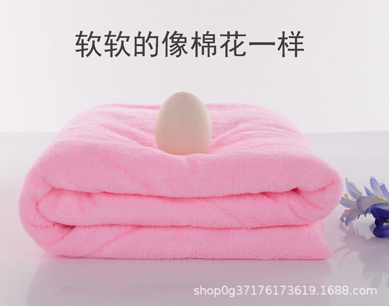 珊瑚绒毛巾浴巾礼盒三件套两件套柔软吸水手提袋婚庆公司礼品批发