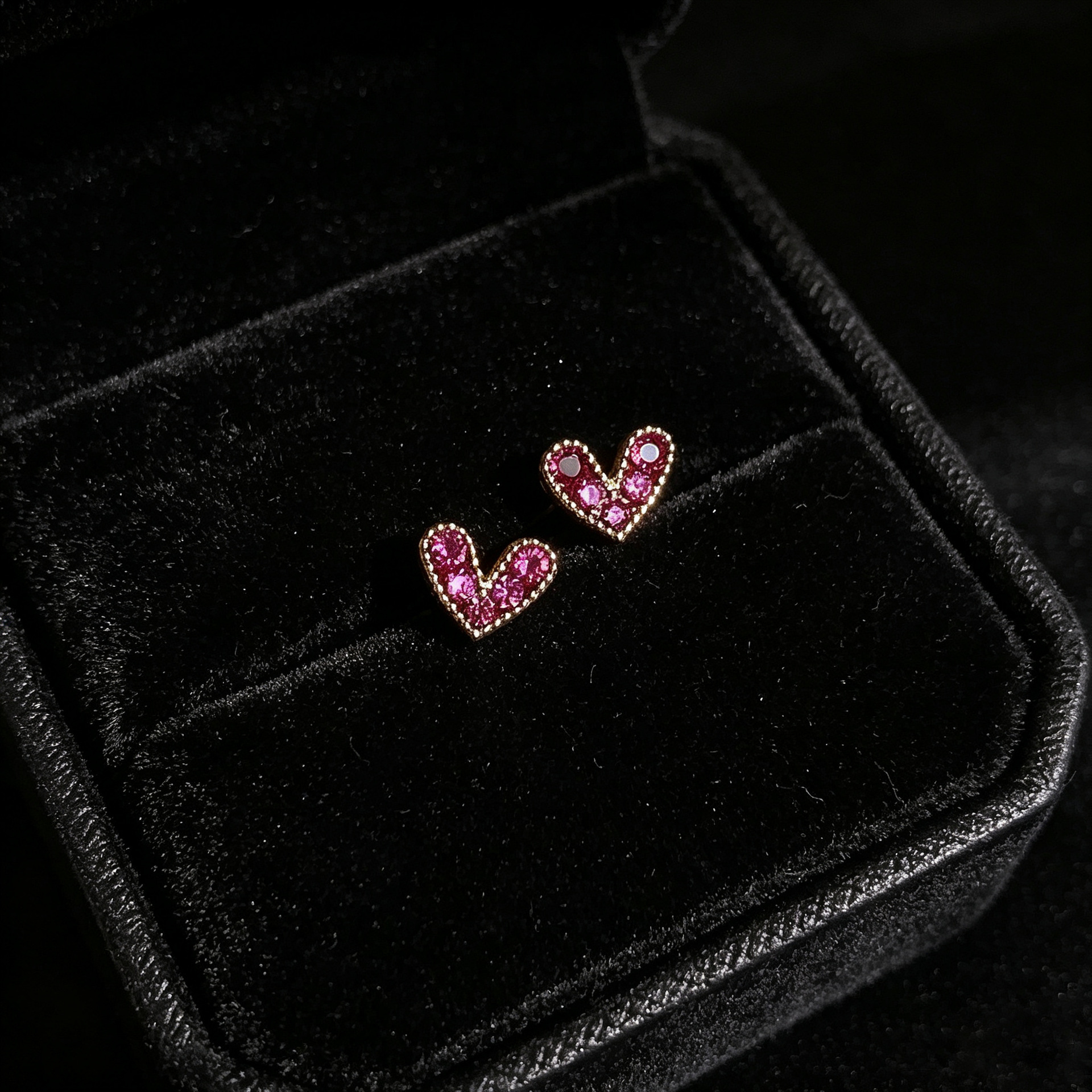 S999 Sterling Silver Zircon Stud Earrings Women