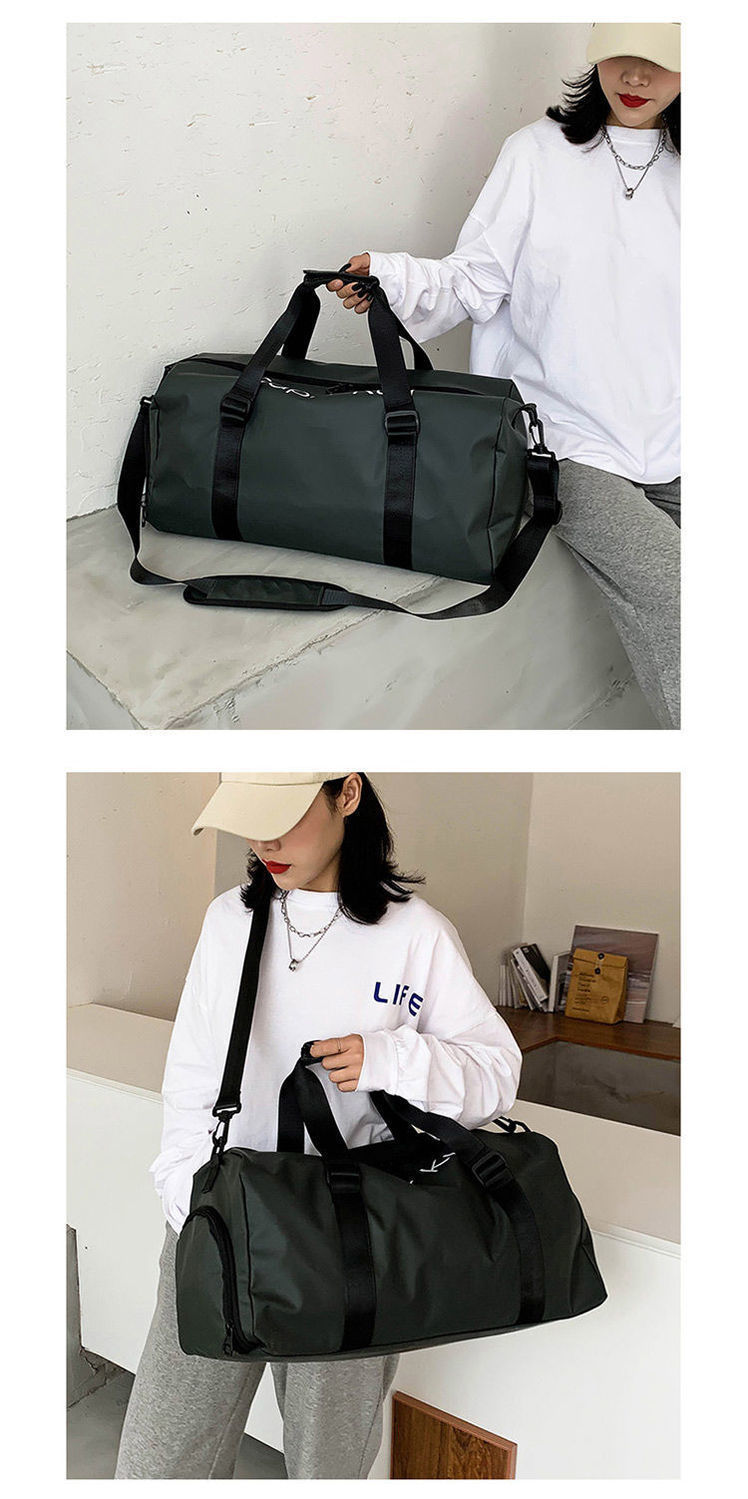 Sports backpack waterproof with dry-wet separation compartment
