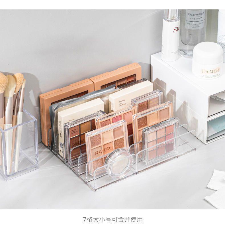 Desktop Makeup Cosmetics Organizer Box, Transparent Plastic with Drawers