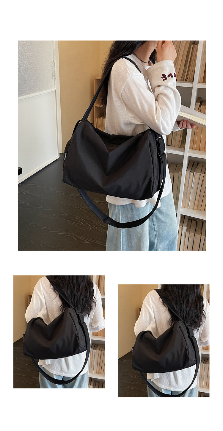 Soft Crossbody Tote Travel Bag, Waterproof Large Capacity