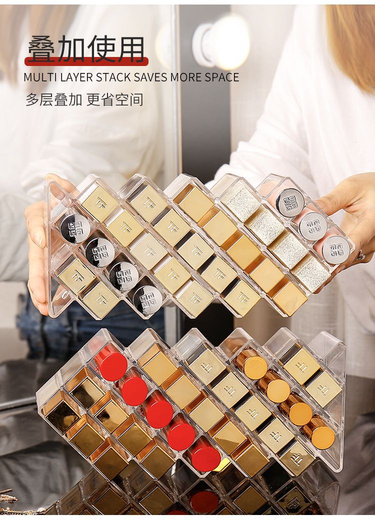 Fischform-Lippenstift-Organizer, aufrechter Kosmetik-Displayständer