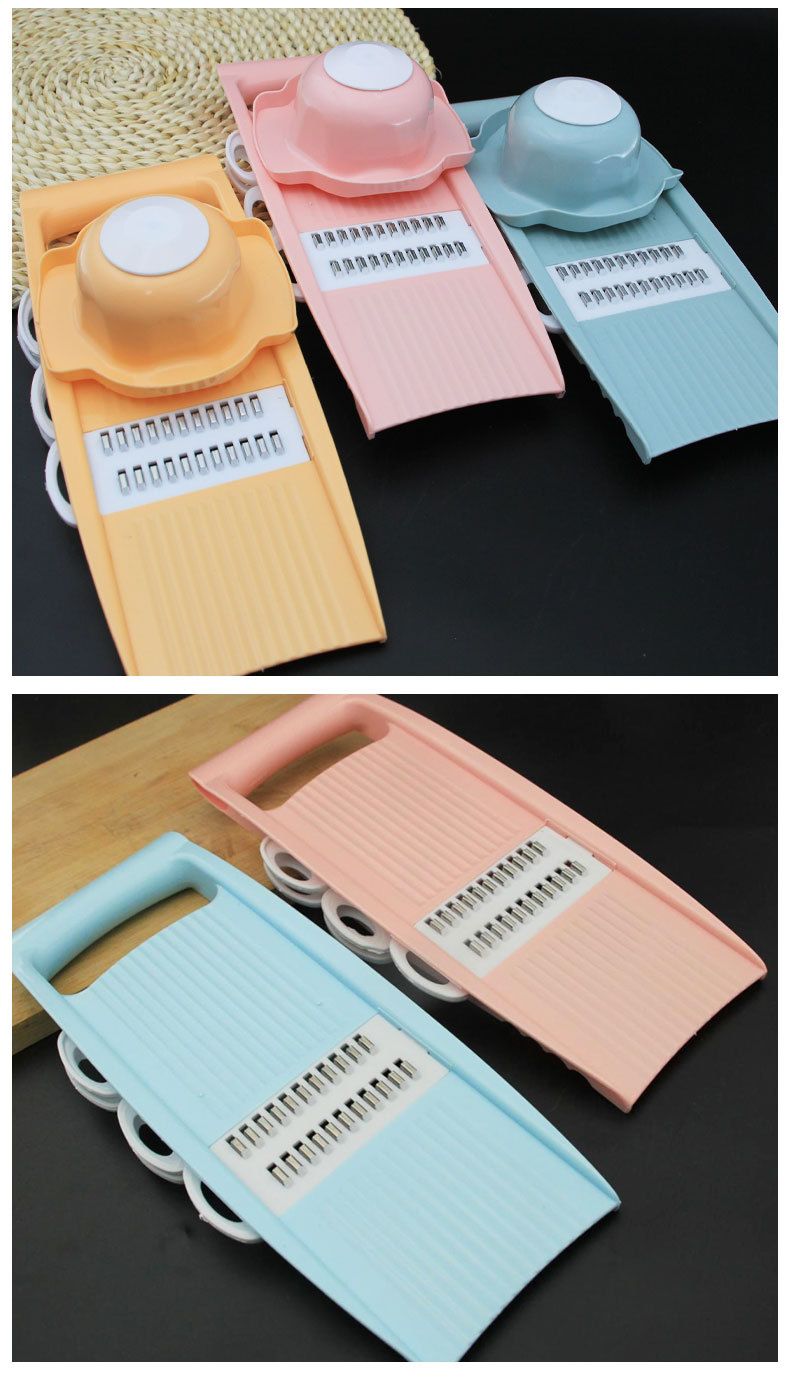 Multifunctional stainless steel vegetable cutter grater