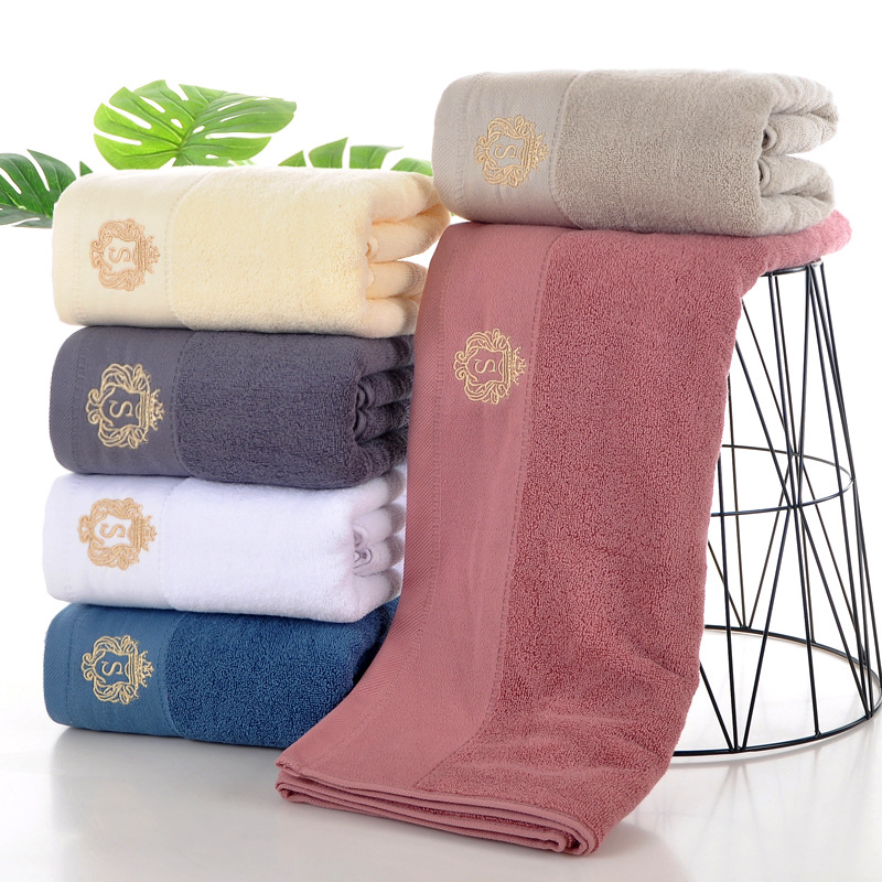 Pure cotton bath towel set, 3-piece