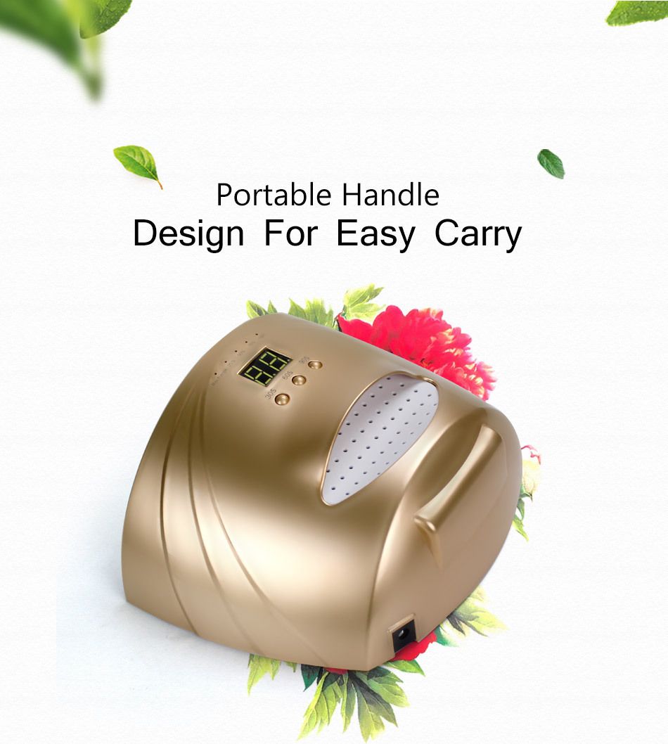 Automatic nail dryer manicure phototherapy machine rechargeable