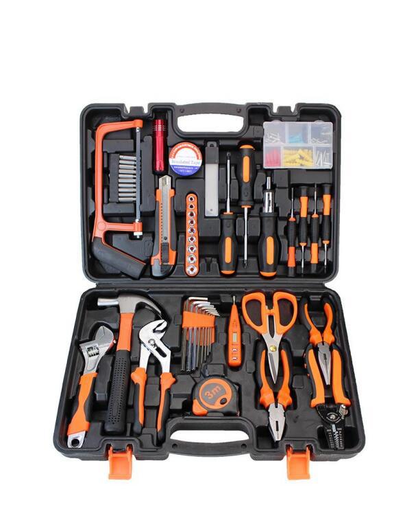 Home tool box set, multi-functional, portable, manual