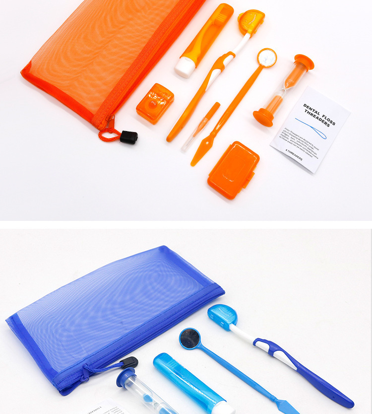 Orthodontic oral care set 8-piece dental clinic gift
