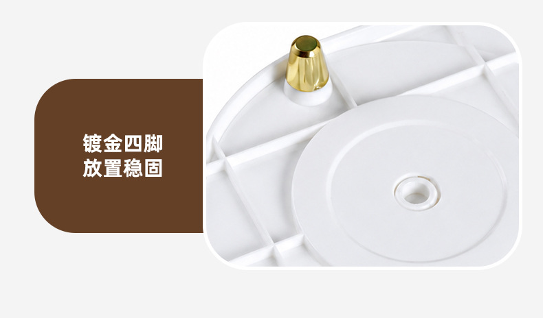 Rotating cosmetic storage organizer