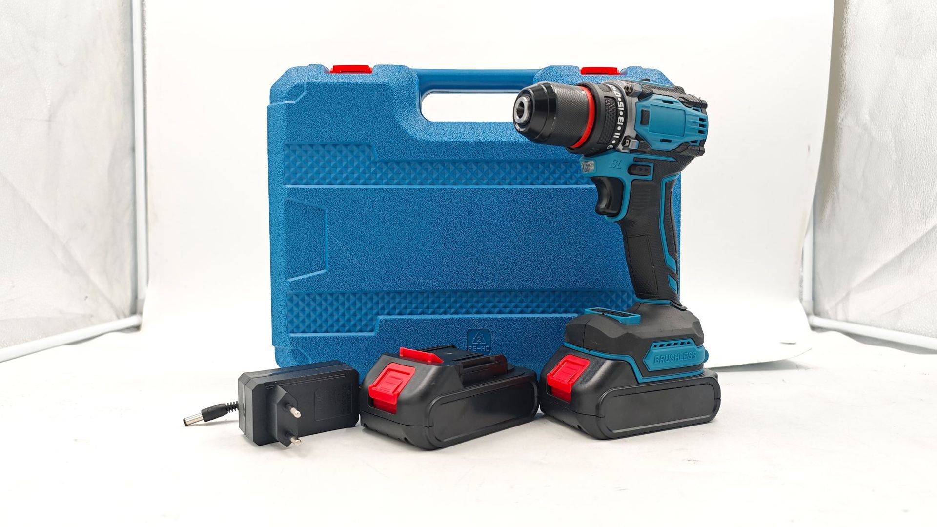 Brushless cordless electric drill rechargeable lithium battery