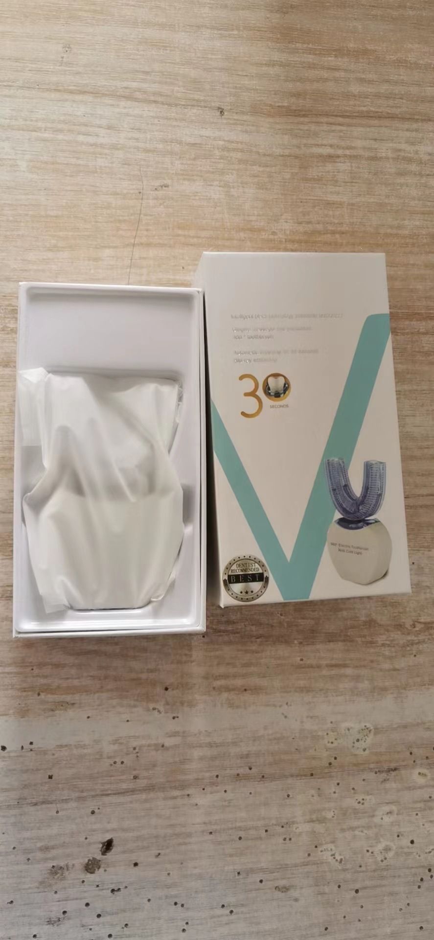 Rechargeable electric toothbrush, ultrasonic, couple set