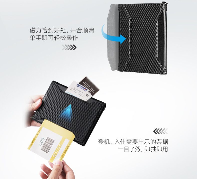 Multifunctional passport holder and card wallet for travel documents