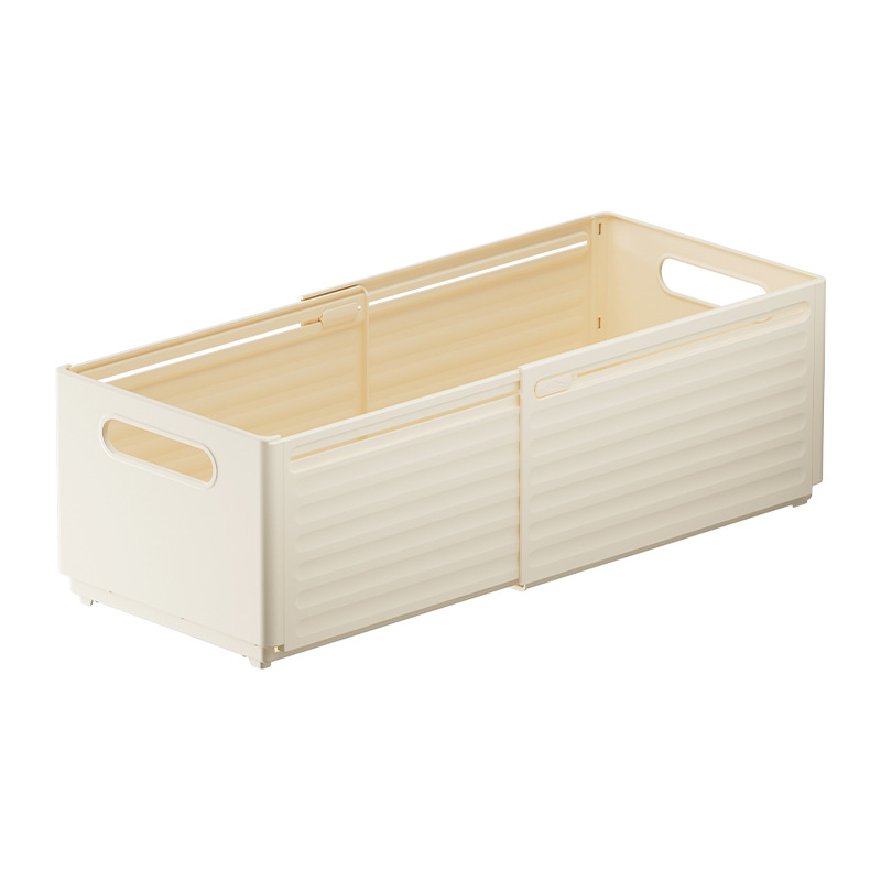 Retractable storage box, Japanese-style kitchen organizer