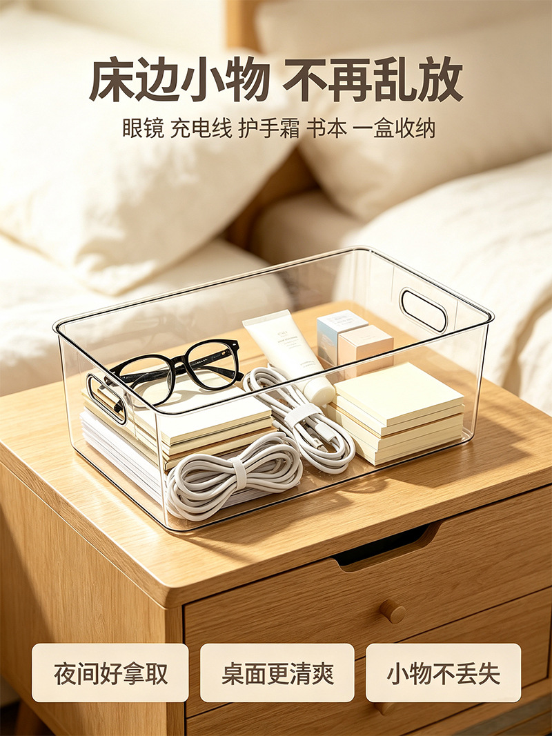 Clear Acrylic Desktop Organizer Box