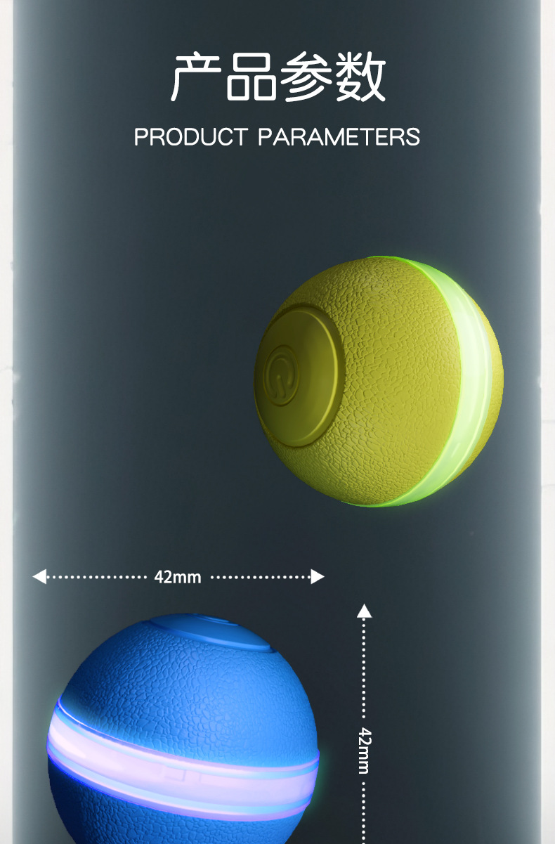 Elektrisches Katzenspielzeug, intelligenter Rollball, interaktiv