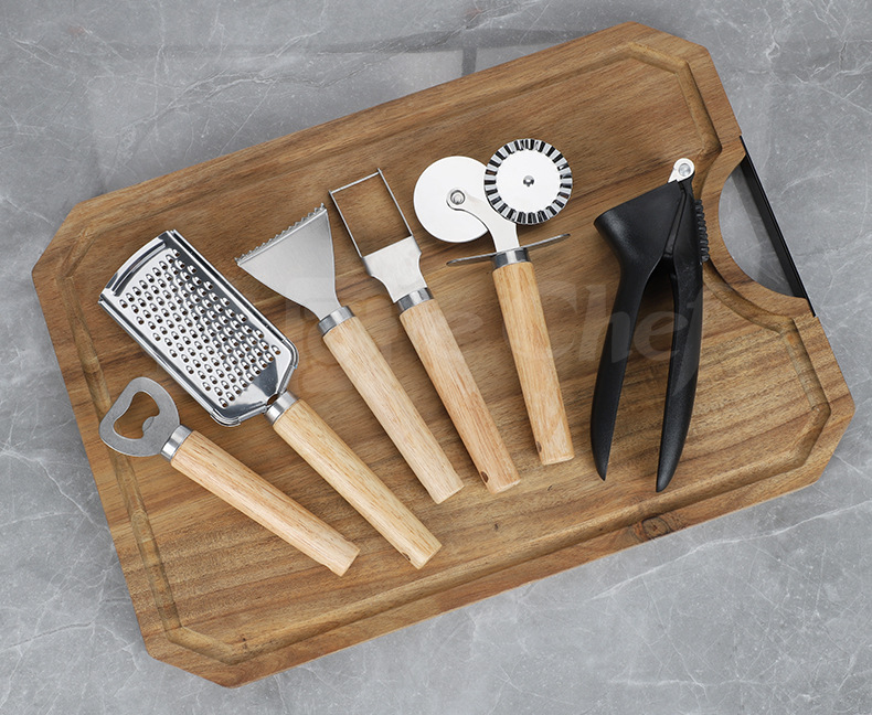 20-Piece Kitchen Knife Set with Silicone Tools