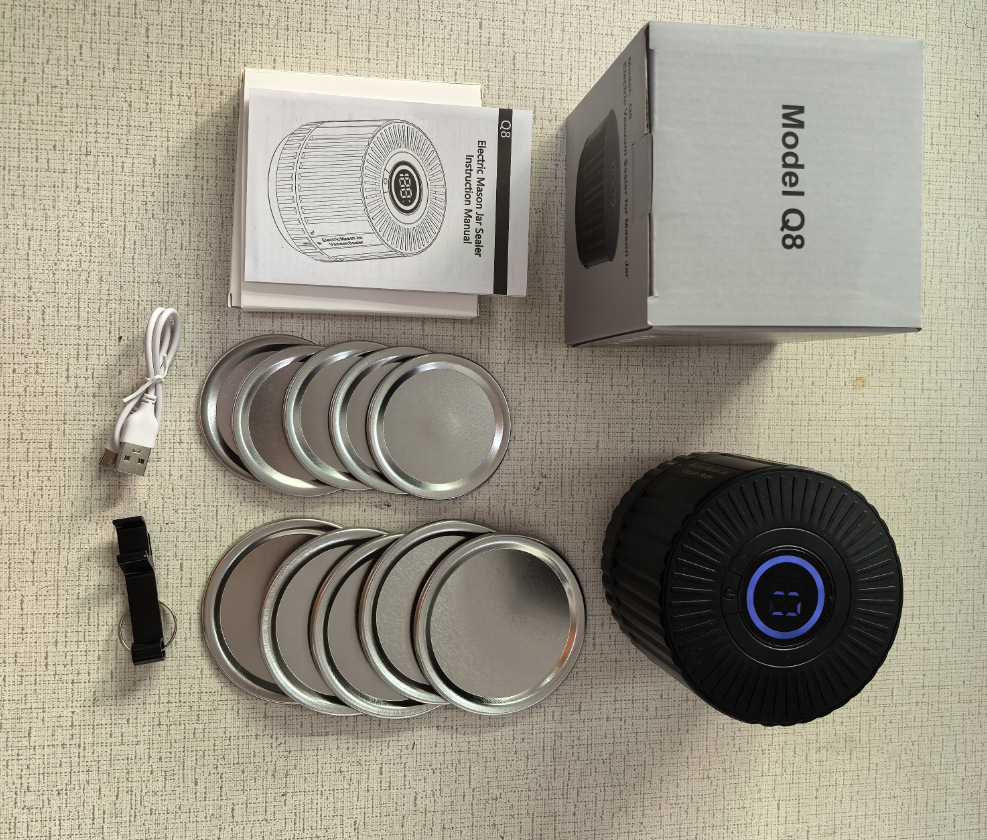Electric vacuum sealer for Mason jars