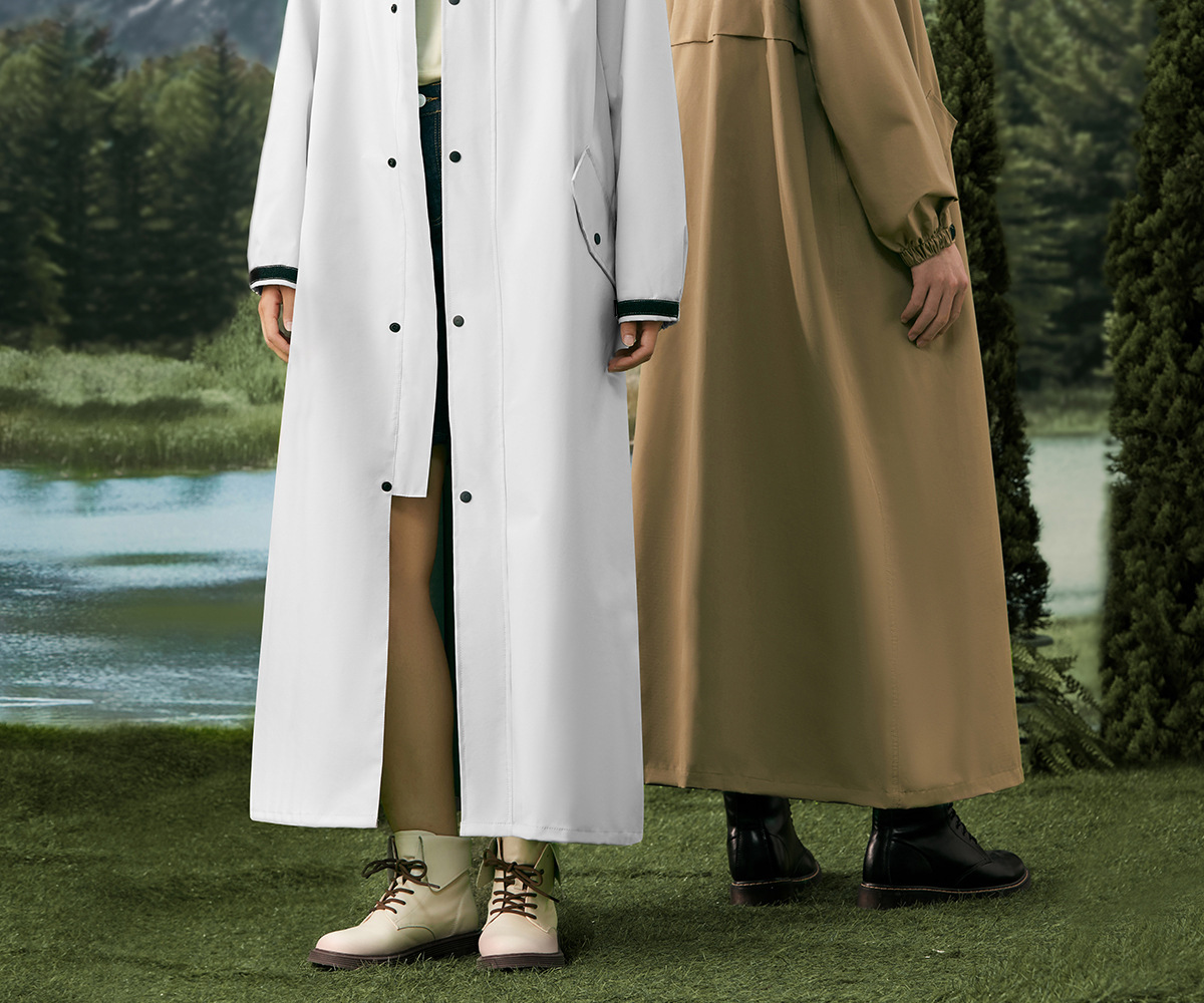 Motorcycle raincoat, adult full body one-piece poncho
