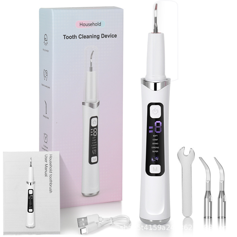 Ultrasonic dental scaler, portable, household