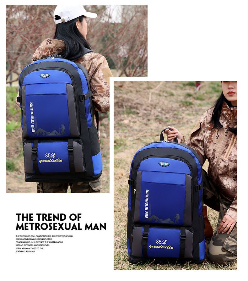 85-liter waterproof hiking backpack