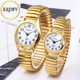 Damen-Quarzuhr quadratisches Design Diamantmuster Stahlband