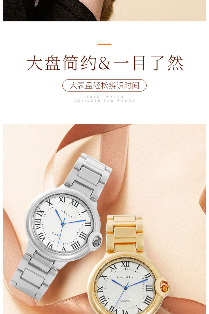 Damen-Quarzuhr quadratisches Design Diamantmuster Stahlband