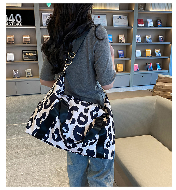 Travel Bag, Large Capacity Cow Print, Carry-on