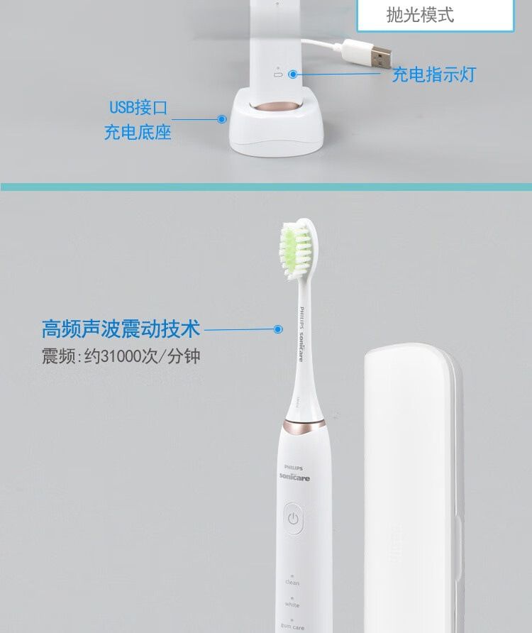 Philips S5 PRO electric toothbrush HX2481, adult, portable
