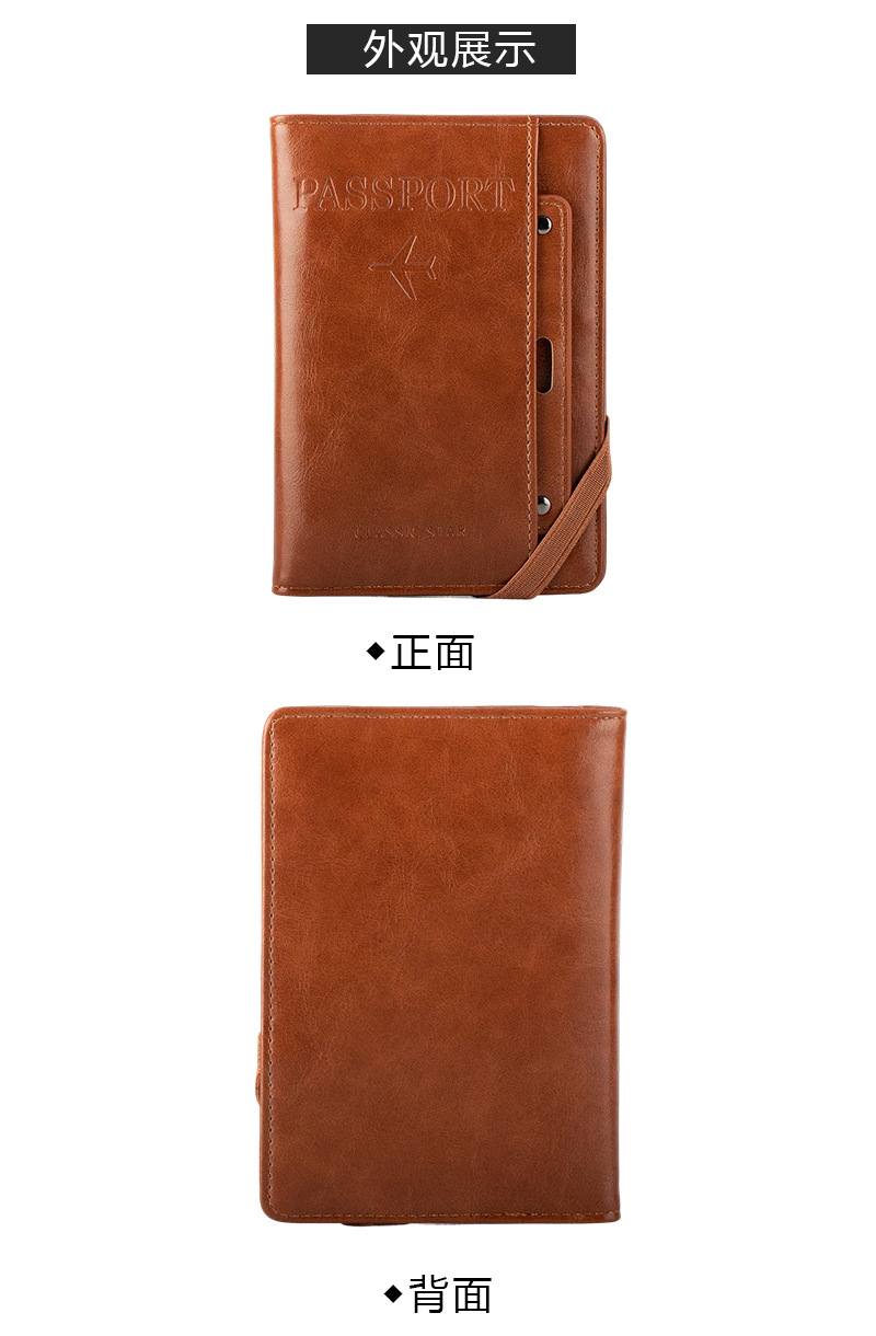 Multifunctional passport holder, travel document organizer
