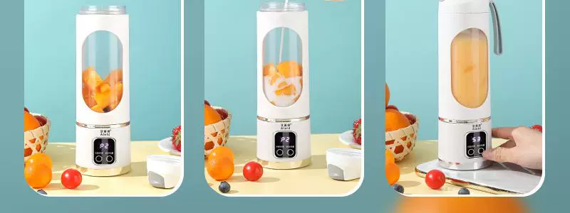 Taşınabilir şarjlı mini meyve sıkacağı