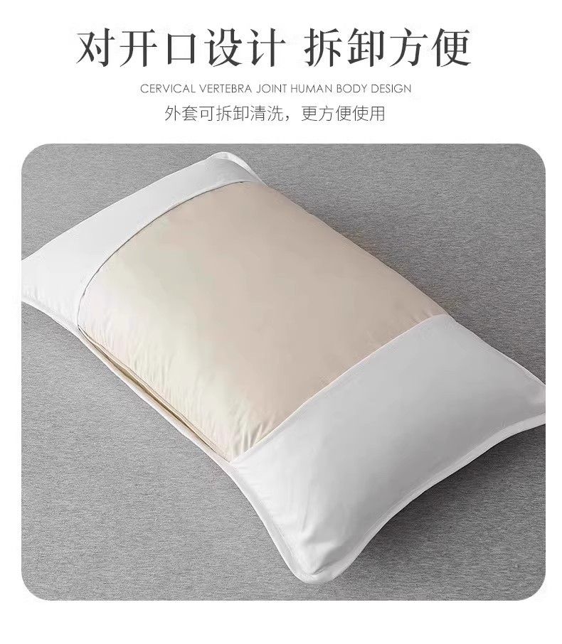 除螨隔脏防口水枕套防头油枕芯保护隔离层内胆套枕头套一对装防汗