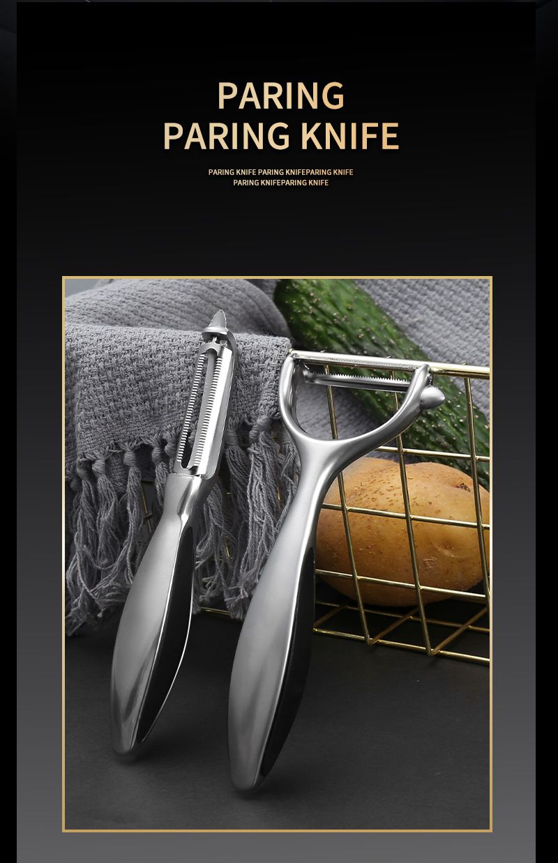 Zinc alloy peeler for potatoes and fruit