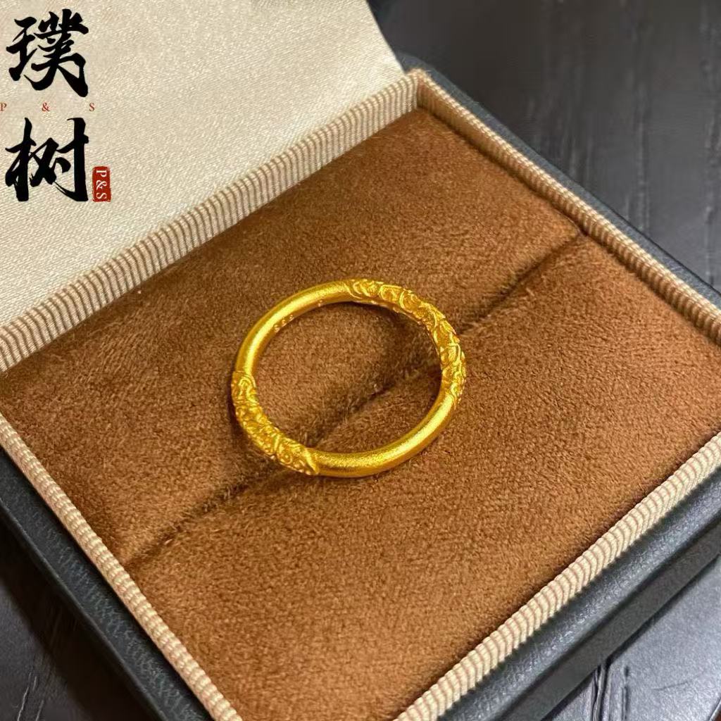 Sand Gold Women's Bracelet, Antique Craft, Solid, Fade-Resistant