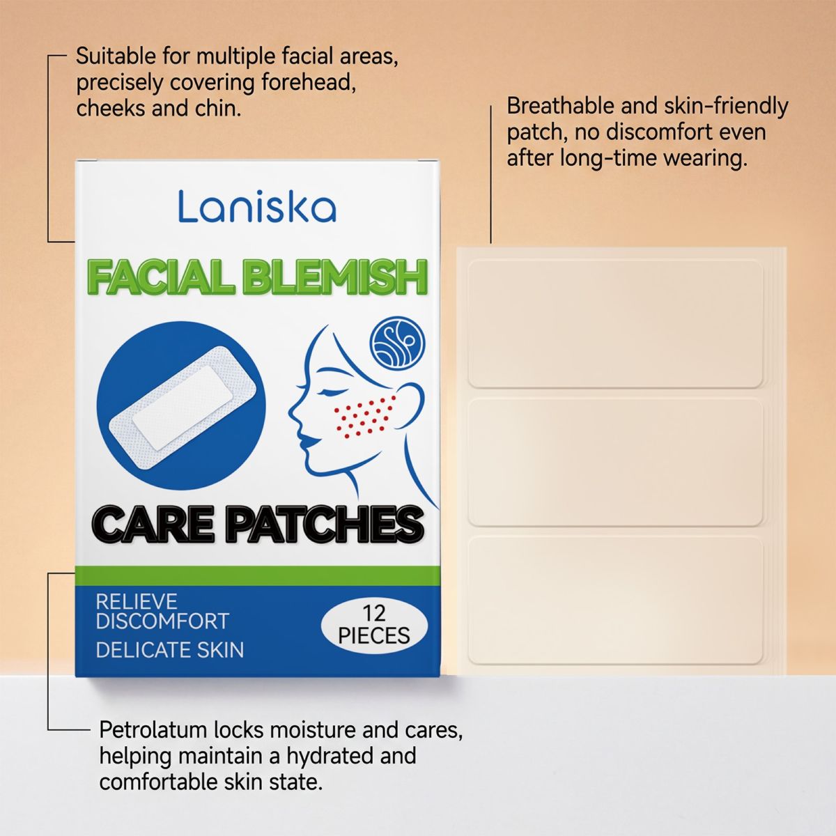 LANISKA skin care patch moisturizing nourishing