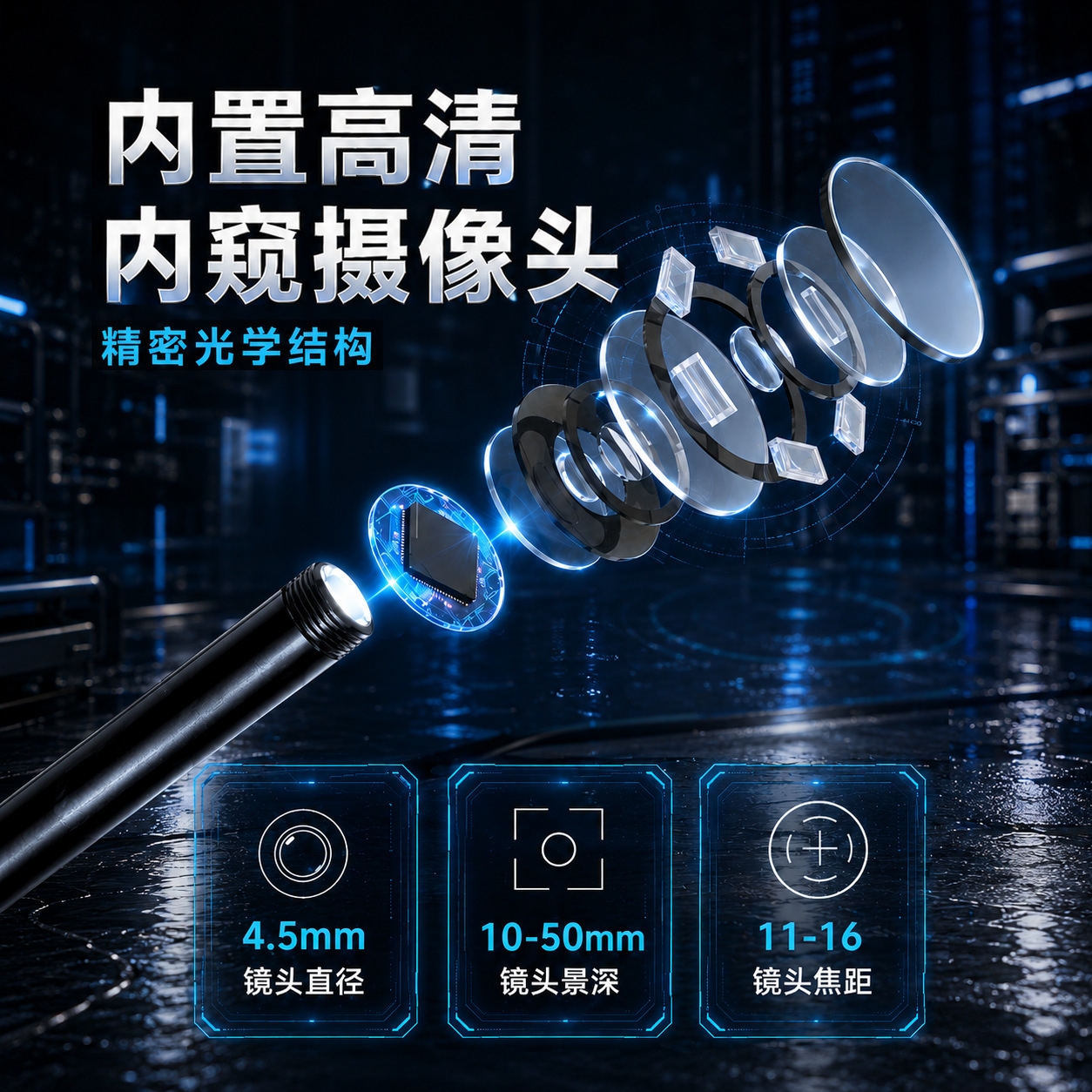 Endoscope camera Type-C, HD, Android phone compatible