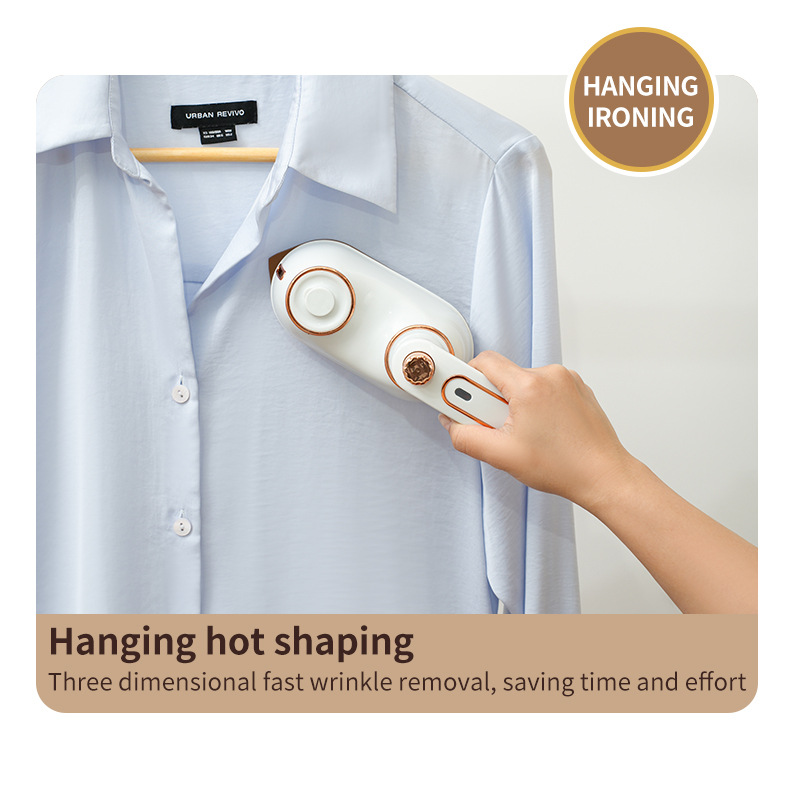 Portable steam iron, handheld, household, compact