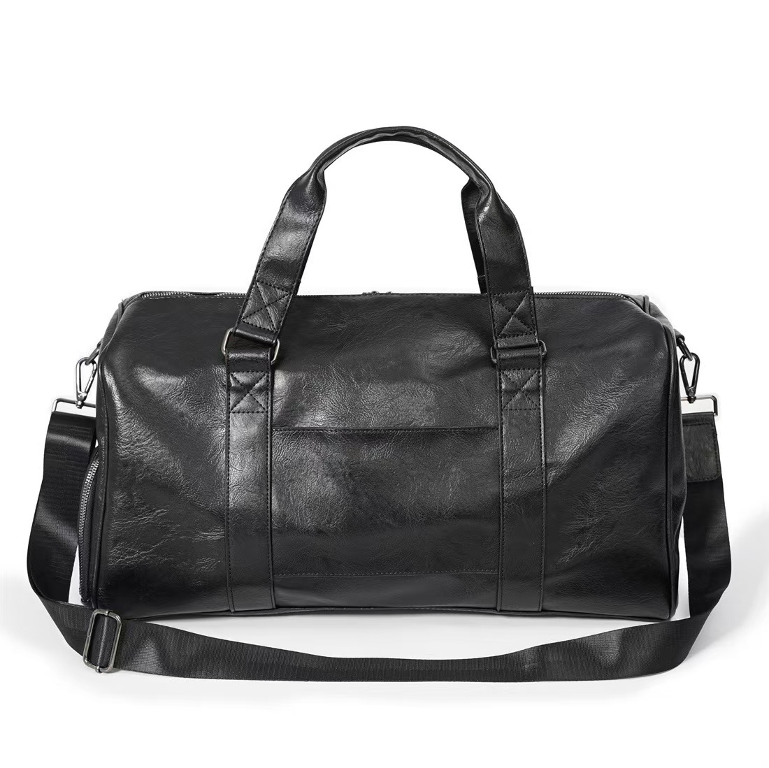 Herrenreisetasche, echtes Leder, Schuhfach, Bordgröße
