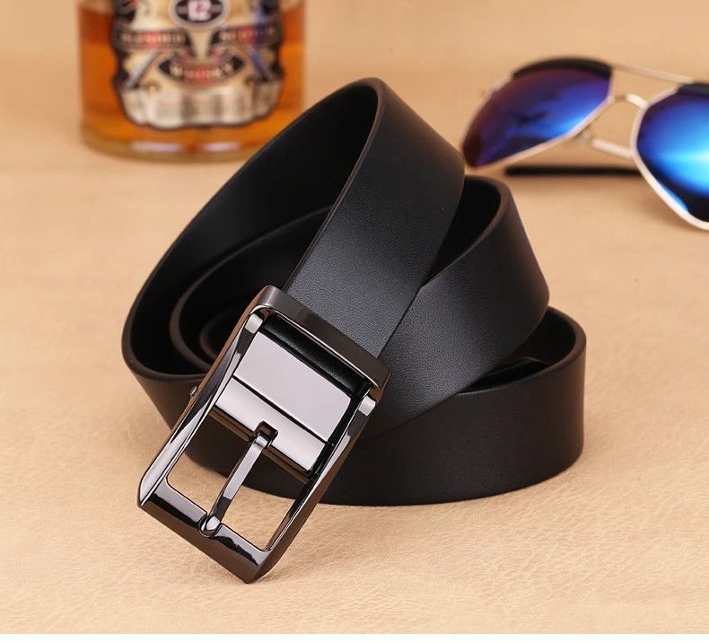 Paolo genuine cowhide belt, two-layer leather