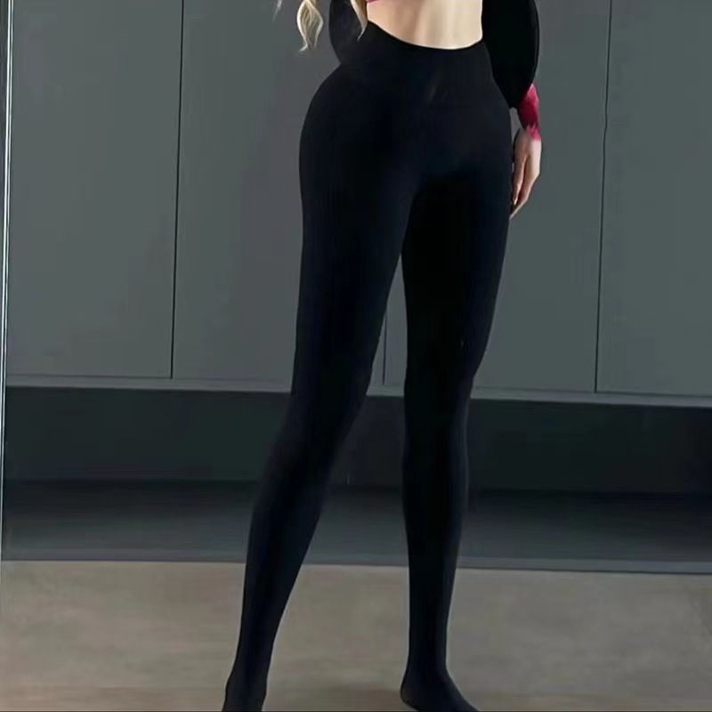 Damen Fitness-Leggings, hohe Taille, Po-Push-up, Yoga-Hose