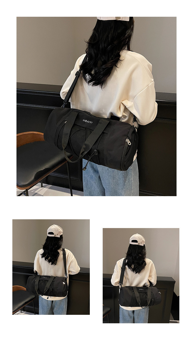 Dry-wet separation sports bag, yoga and travel, large capacity
