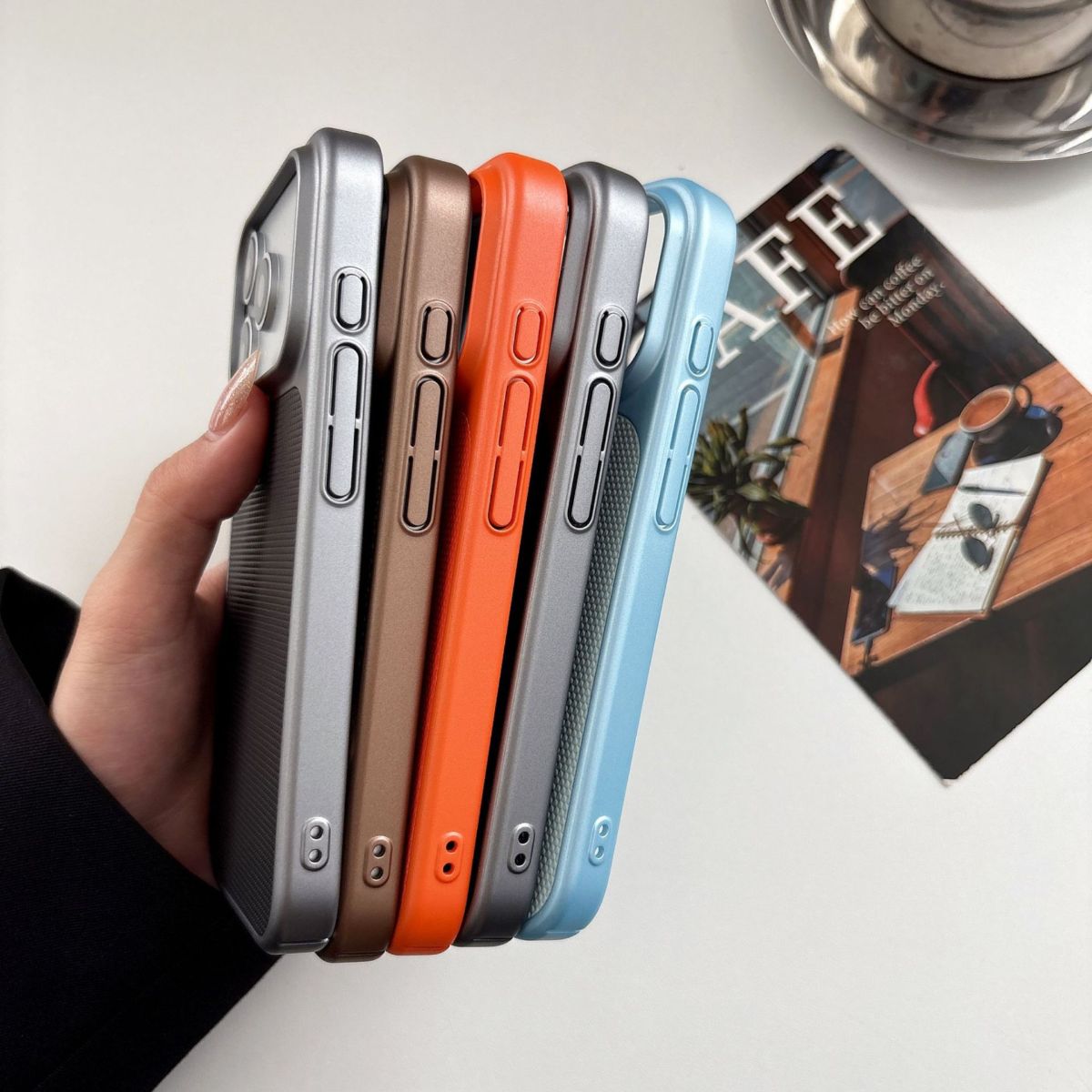 Apple iPhone 17 Pro Max elmas desenli hard kılıf, lüks