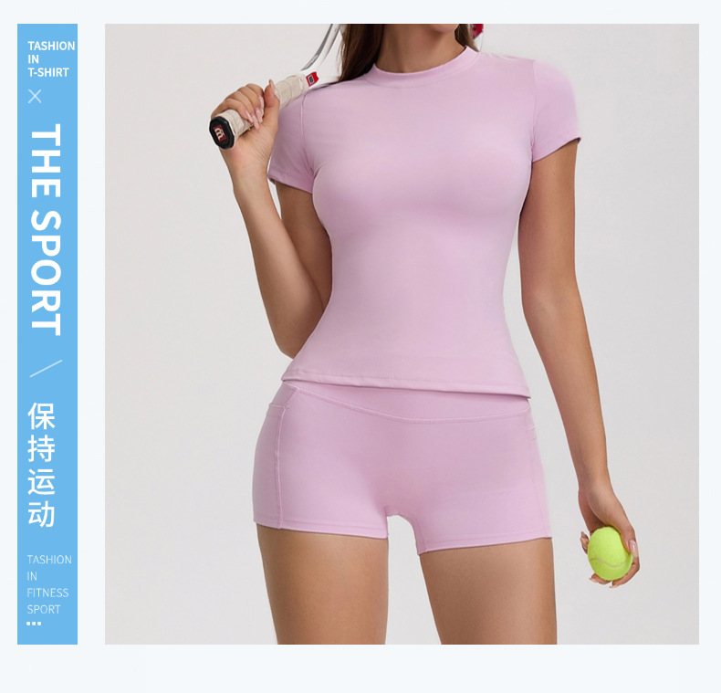 Yoga-Fitness-Set mit hoher Taille für Frauen