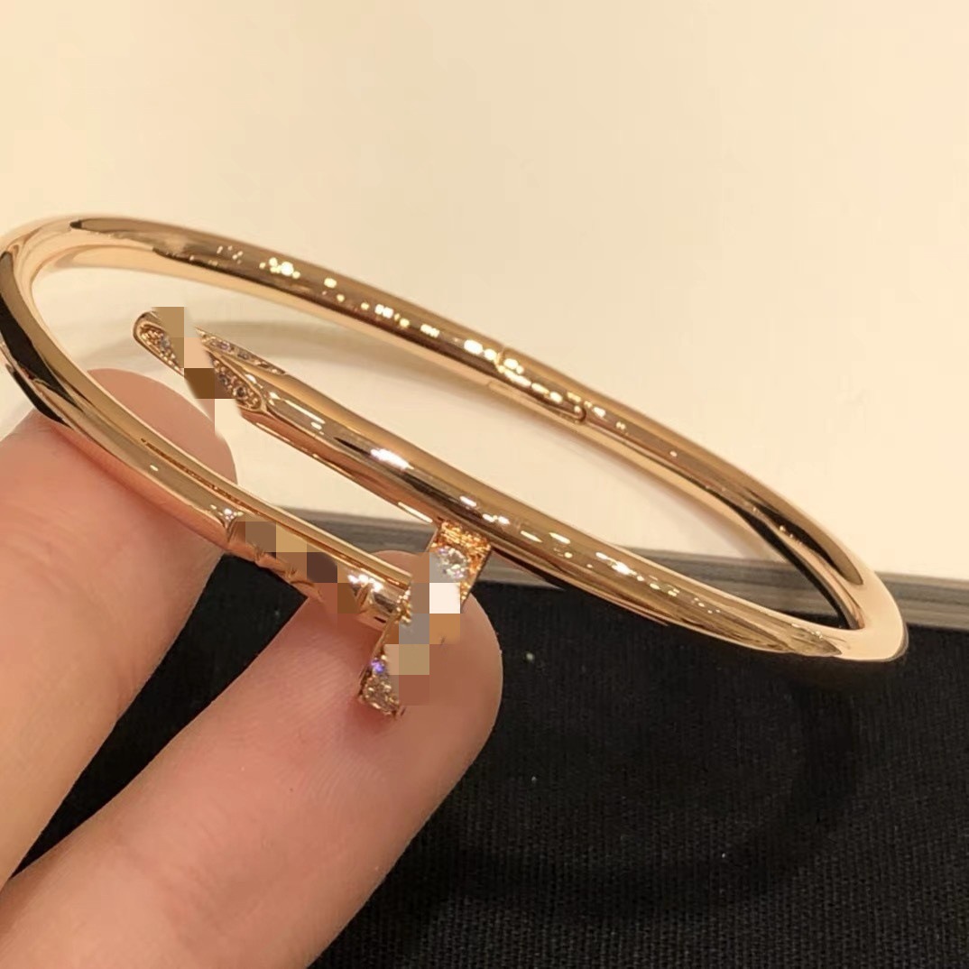 Armband, kupferplattiert, Zirkonia mit Sternenmotiv