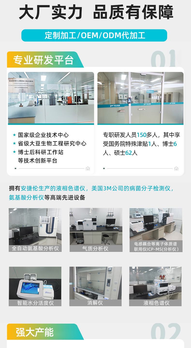Yuwang protein powder with lactoferrin, food grade