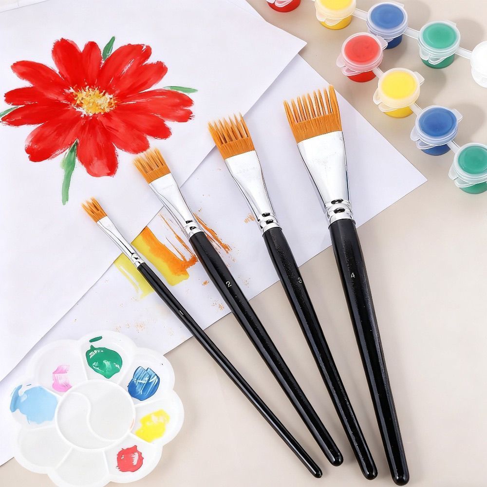 Ressam fırçası seti, su rengi, yağlı boya, akrilik, çeşitli boylar